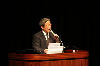 開会式：古江組織委員会会長の挨拶