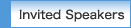 Invited Speakers
